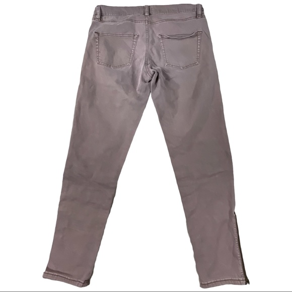 BDG size 30 light mauve color skinny moto pants with zippers at the ankles EUC - Picture 8 of 12